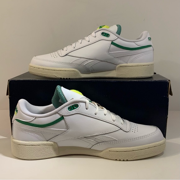 🍏 [BRAND NEW] REEBOK CLUB C 85 PUMP GLEN GREEN MENS SHOES SIZE 8 SNEAKERS 🍏 - Picture 6 of 13